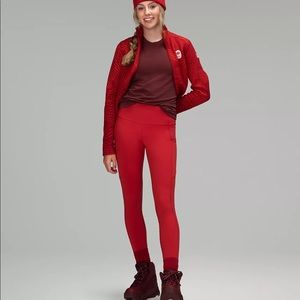 Team Canada Fast and Free Brushed Nulux High-Rise Tight 28"